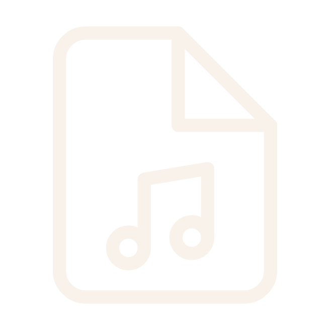 Audio Icon White