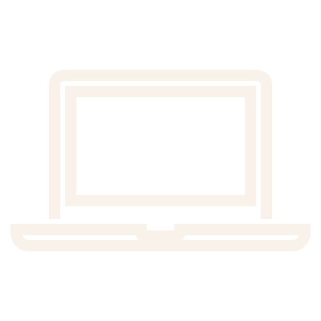 Laptop Icon White
