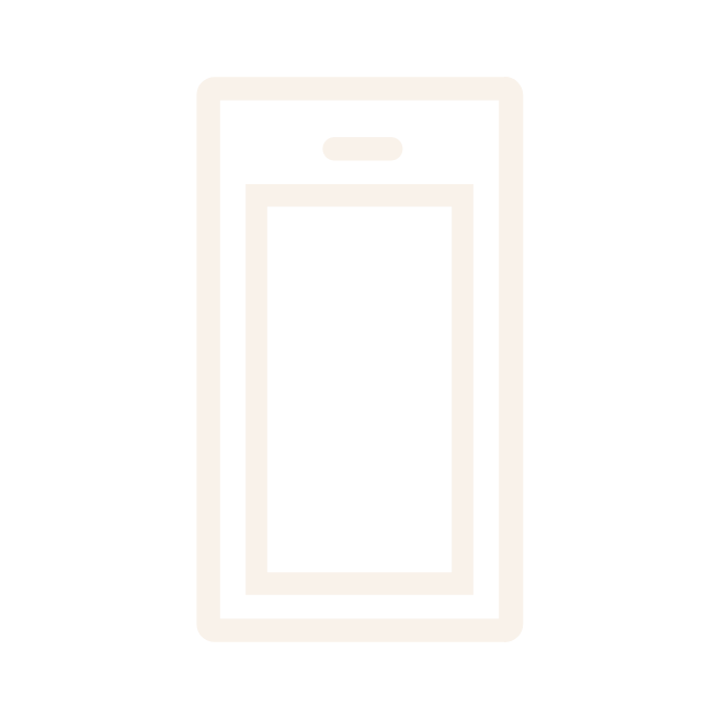 Mobile Icon White